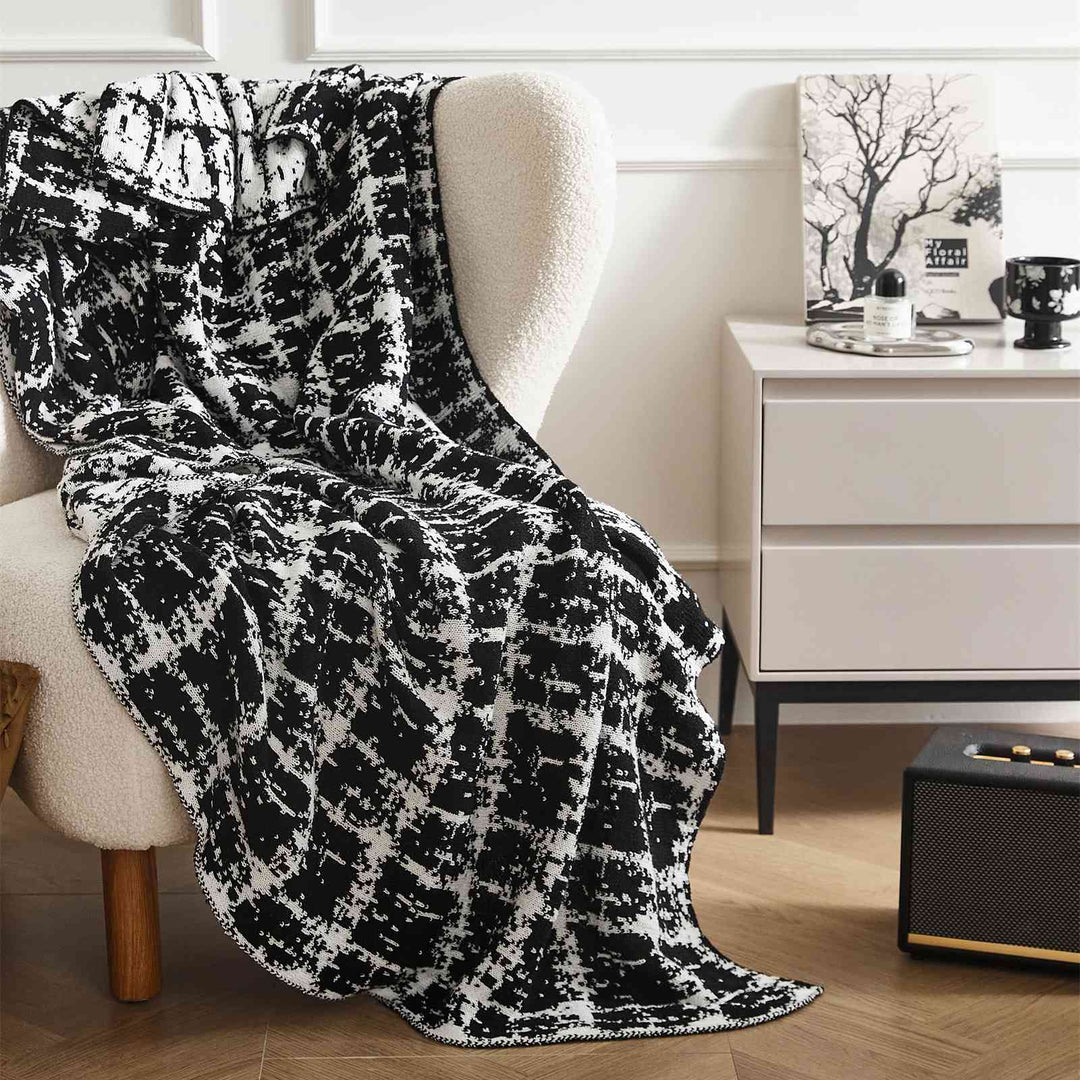 BowLift | Luxury Wool Knitted Blanket - Elegant Wearable Sofa Bed Throw - Perfect for Home, Travel, and TV Time