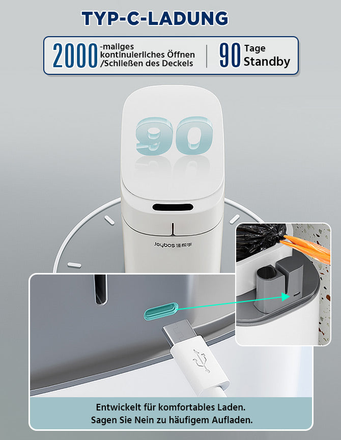 Smart Touch Trash Can | Bowlift