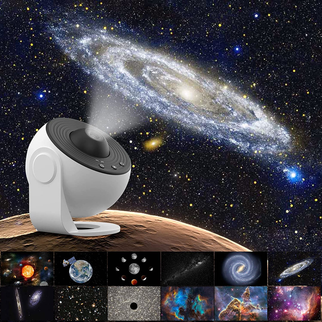 CelestiSphere 13-in-1 Planetarium Projector | 360° RotataBowlifte Star Sky and Galaxy Projector with HD Images | Bowlift