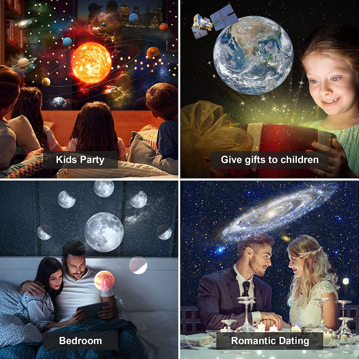 CelestiSphere 13-in-1 Planetarium Projector | 360° RotataBowlifte Star Sky and Galaxy Projector with HD Images | Bowlift
