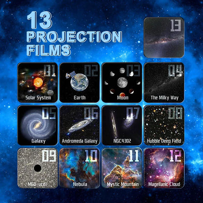 BowLift | 13-in-1 Galaxy Night Light & Projector – Orion