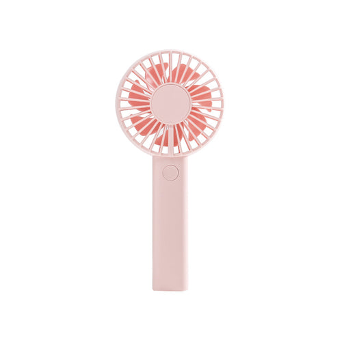 Unisex portable battery-operated mini hand fan with one-button operation and protected fan grill Bowlift