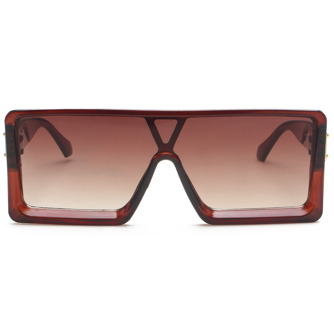 Ladies large, square sunglasses with continuous gradient Bowlift