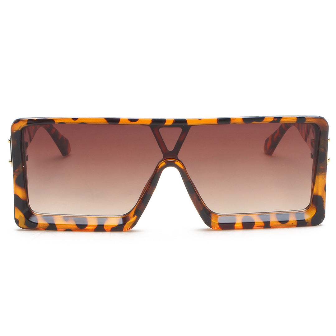 Ladies large, square sunglasses with continuous gradient Bowlift