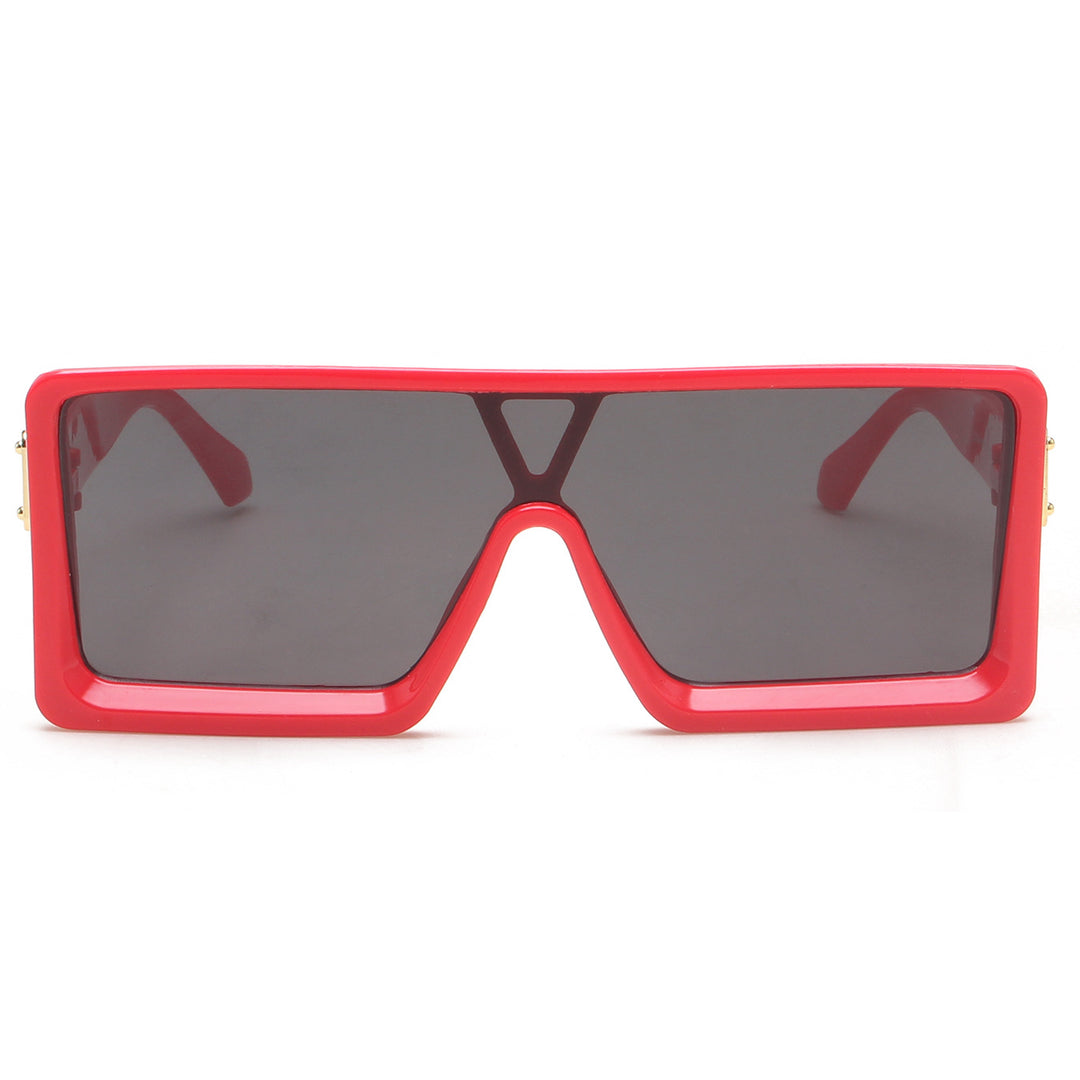 Ladies large, square sunglasses with continuous gradient Bowlift