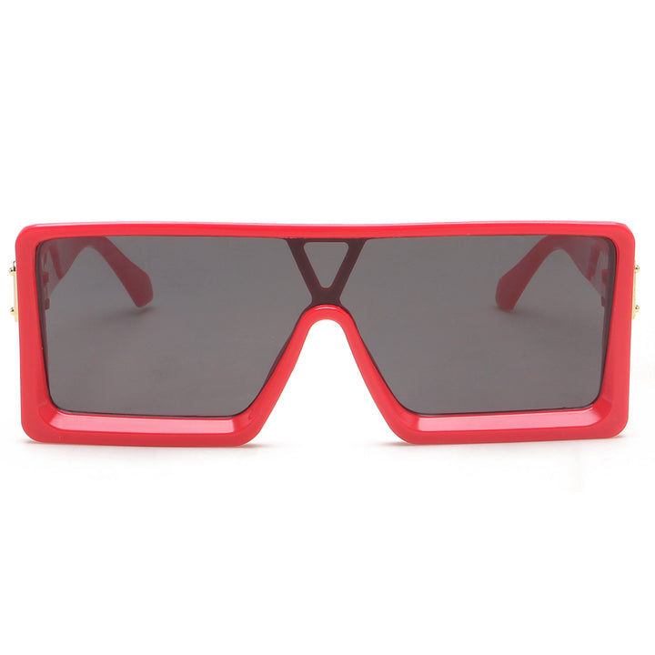 Ladies large, square sunglasses with continuous gradient Bowlift