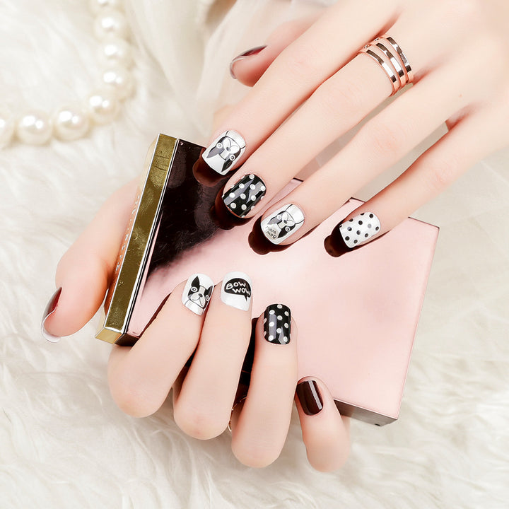 Whimsical Cartoon Animal Press-On Nail Set