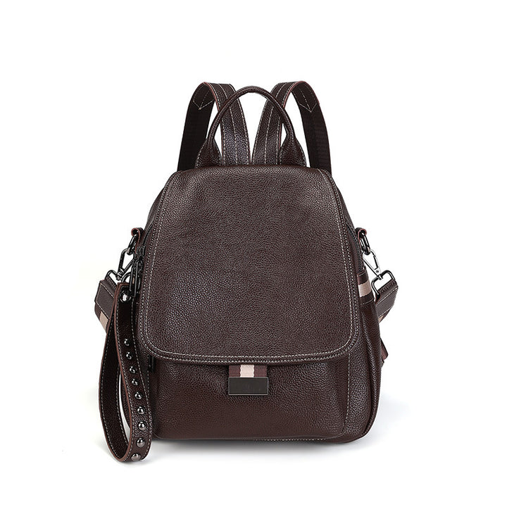 Stylish Functional Leather Backpack