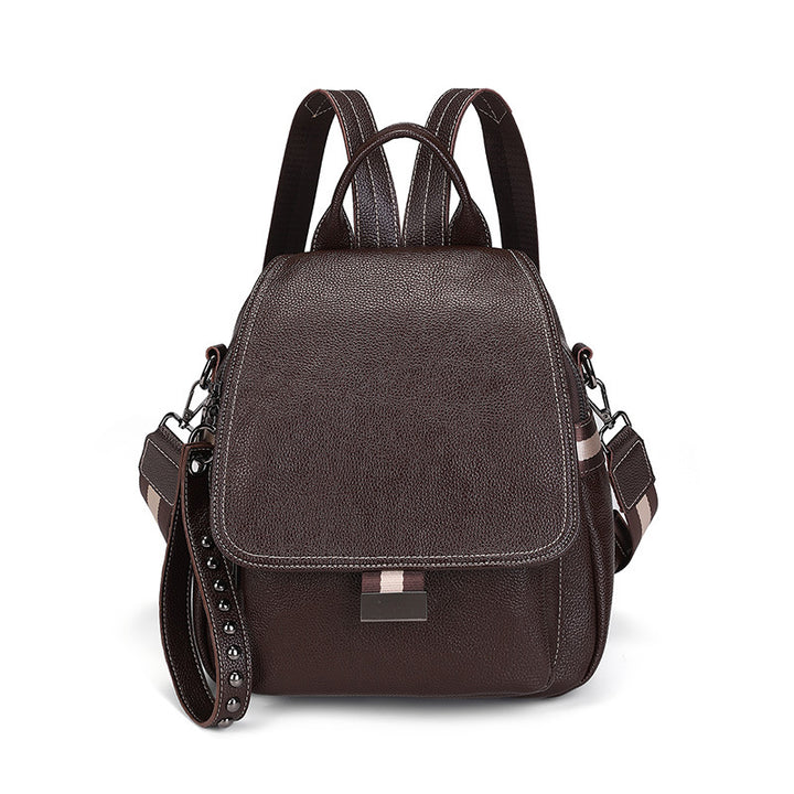 Stylish Functional Leather Backpack