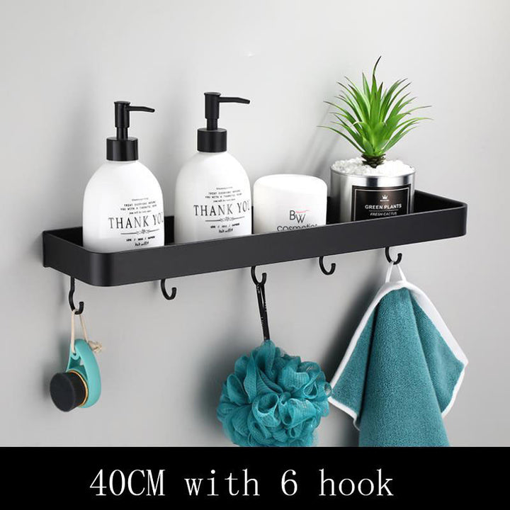 BowLift | AluSpace - Black Space Aluminum Wall Shelf