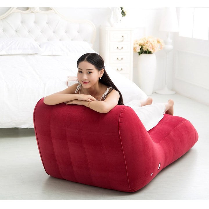 Ladies Comfortable Inflatable Recliner with Ergonomic Back Support Bowlift