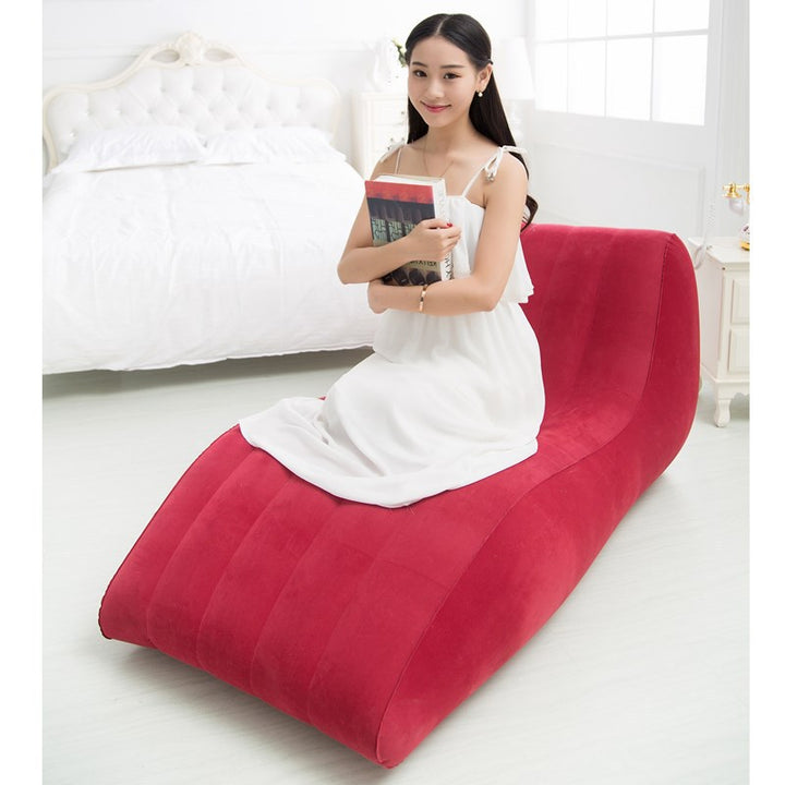 Ladies Comfortable Inflatable Recliner with Ergonomic Back Support Bowlift