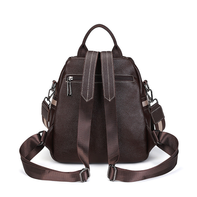 Stylish Functional Leather Backpack