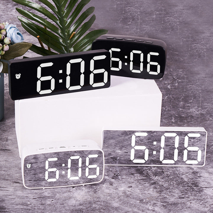 Digital Alarm Clock with Large LED Display Bowlift