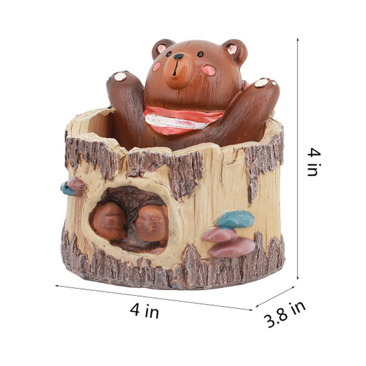 Charming Bear-Themed Planter