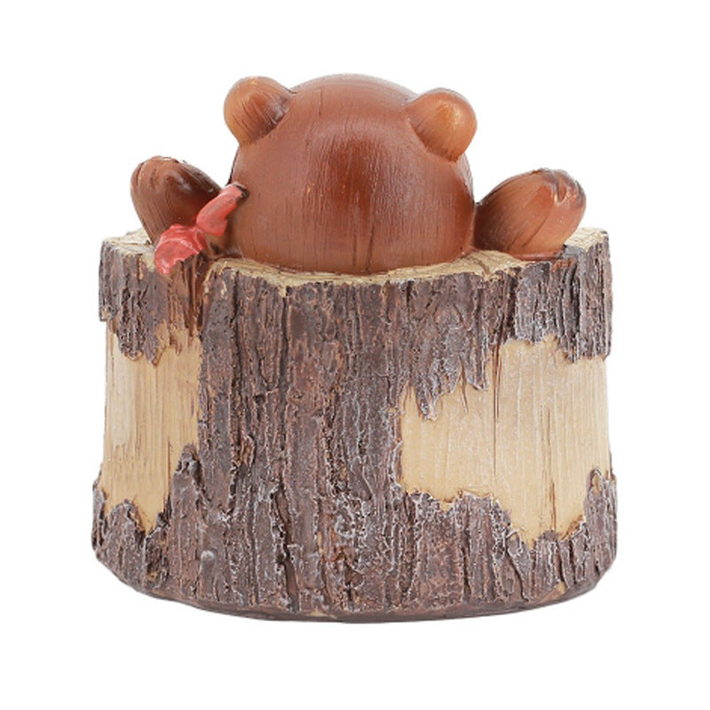 Charming Bear-Themed Planter
