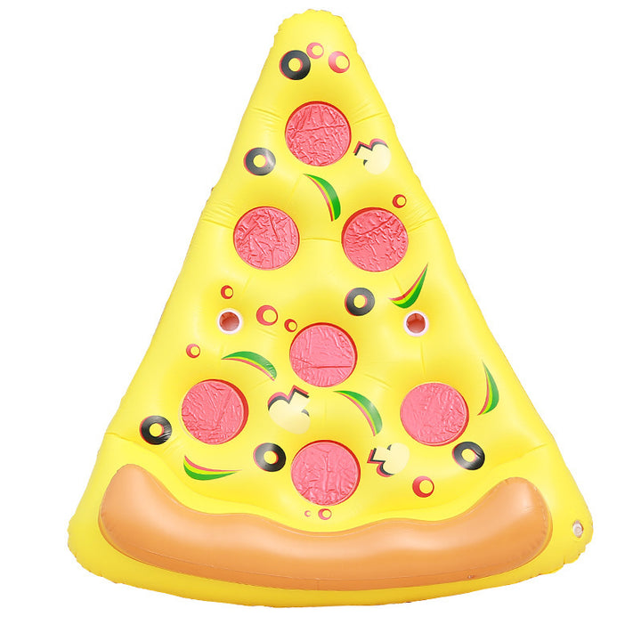 Women Inflatable Pizza Pool Float Bowlift