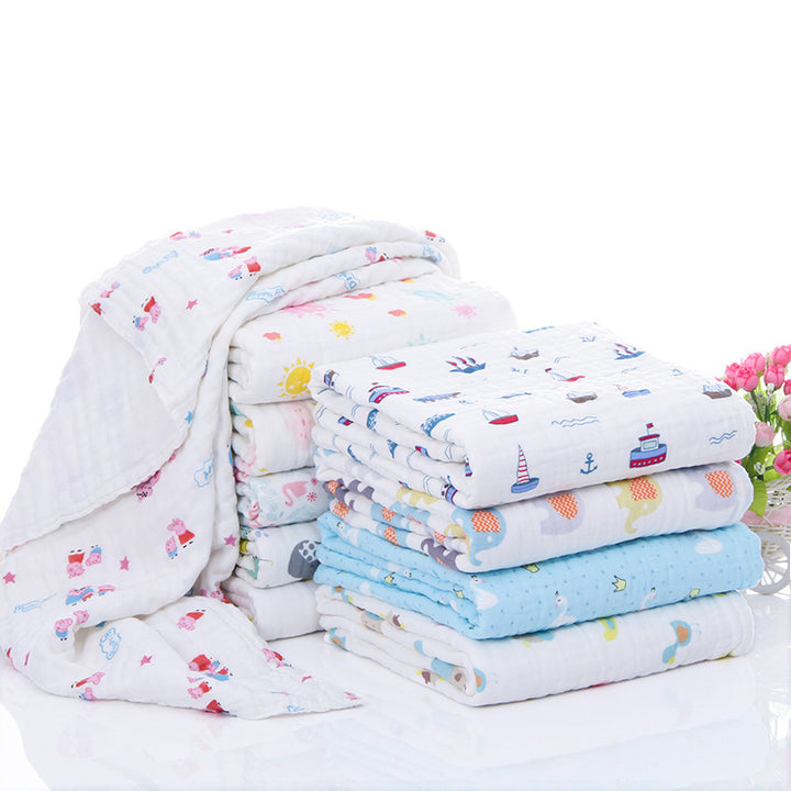 Soft Cotton Multi-Printed Baby Blanket Bowlift