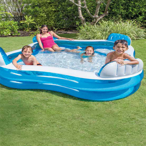Women Inflatable Lounge Bathtub with Integrated Lounging Areas Bowlift