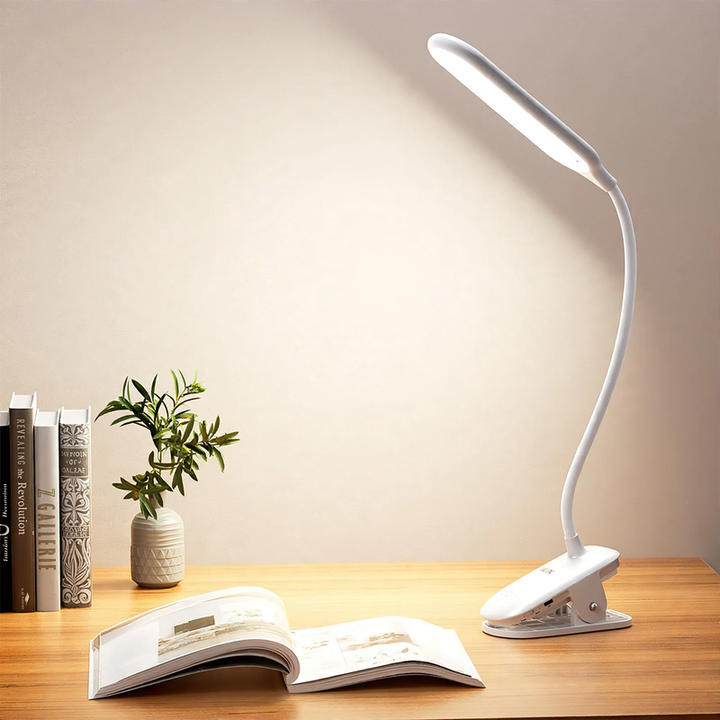 Intelligent LED Clamp Lamp for Bedroom