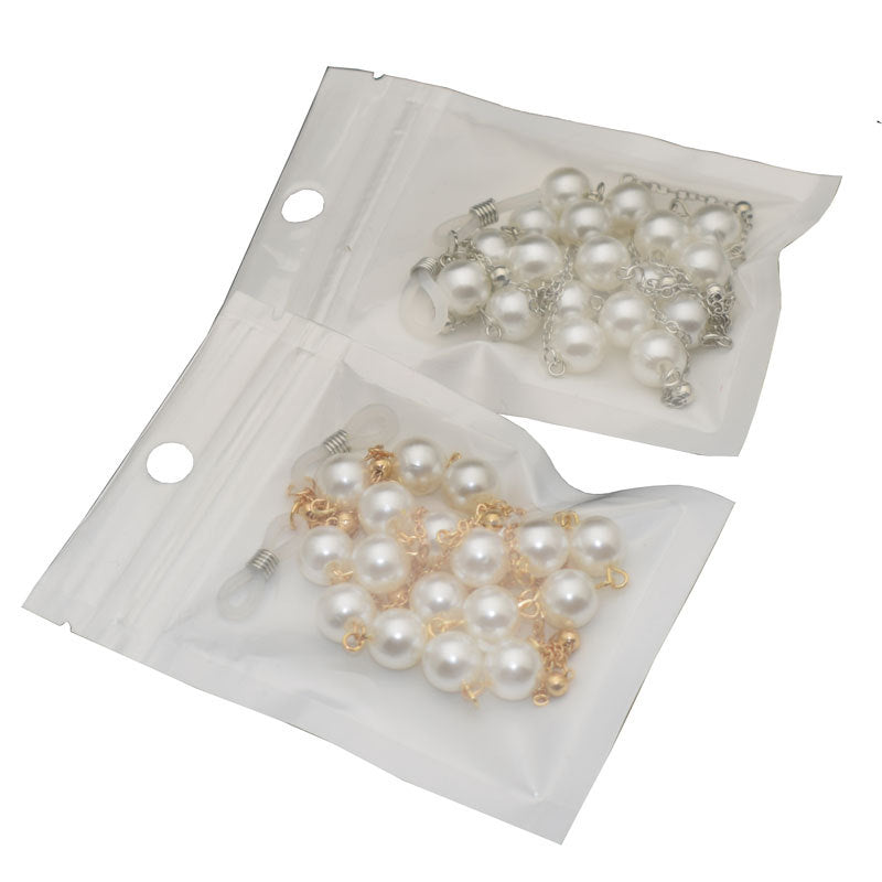Elegant Pearl Chain Eyewear Holder Bowlift
