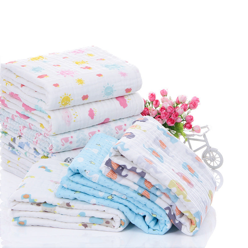 Soft Cotton Multi-Printed Baby Blanket Bowlift