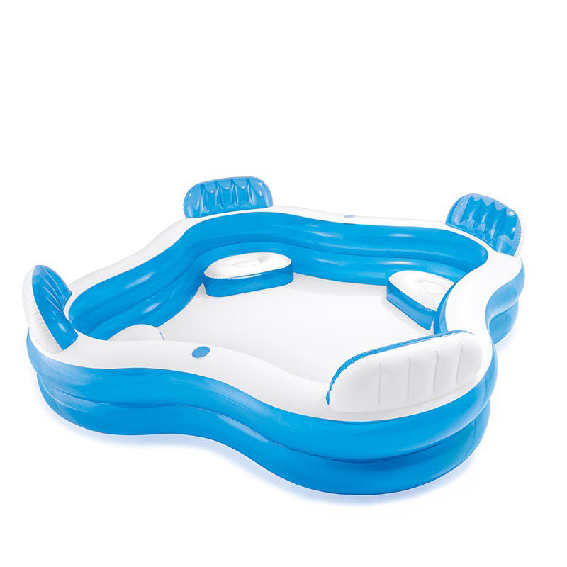 Ladies Inflatable Lounge Bathtub with Integrated Lounge Areas Bowlift