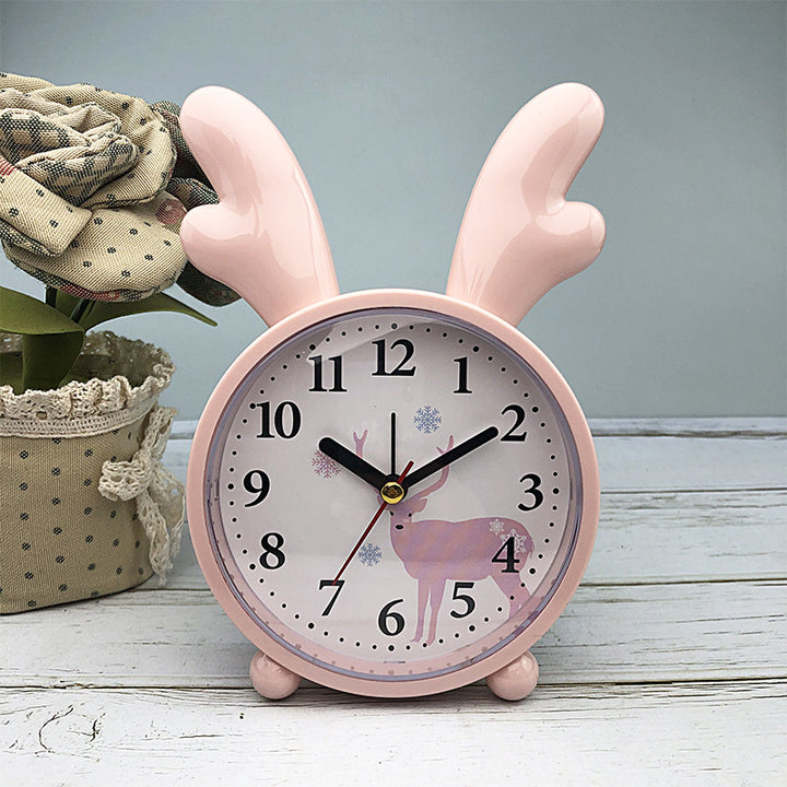 Funny alarm clock with rabbit ears Bowlift