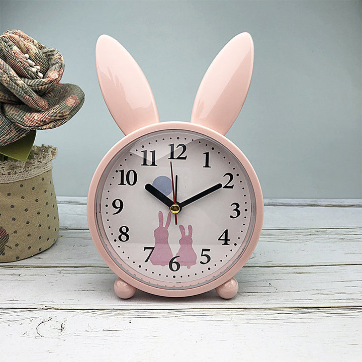 Funny alarm clock with rabbit ears Bowlift