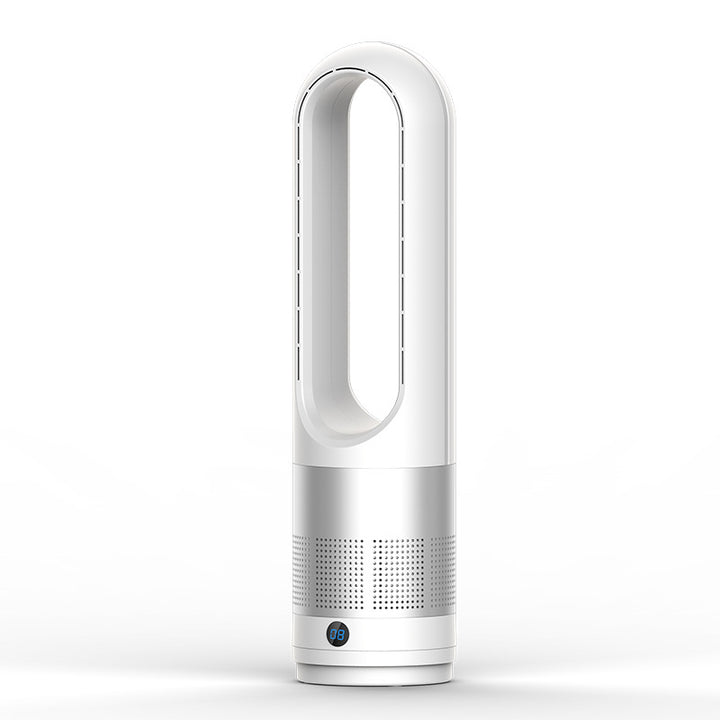Cooling bladeless tower fan and HEPA air purifier with quiet DC motor Bowlift