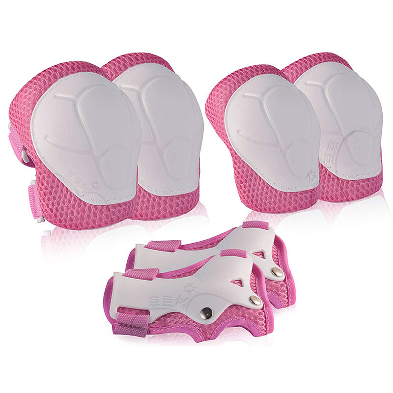 Protective Skate Pad Set with Breathable Mesh Knee Elbow Wrist Guards Bowlift