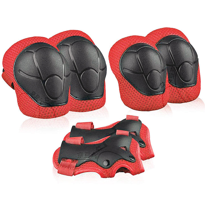 Protective Skate Pad Set with Breathable Mesh Knee Elbow Wrist Guards Bowlift