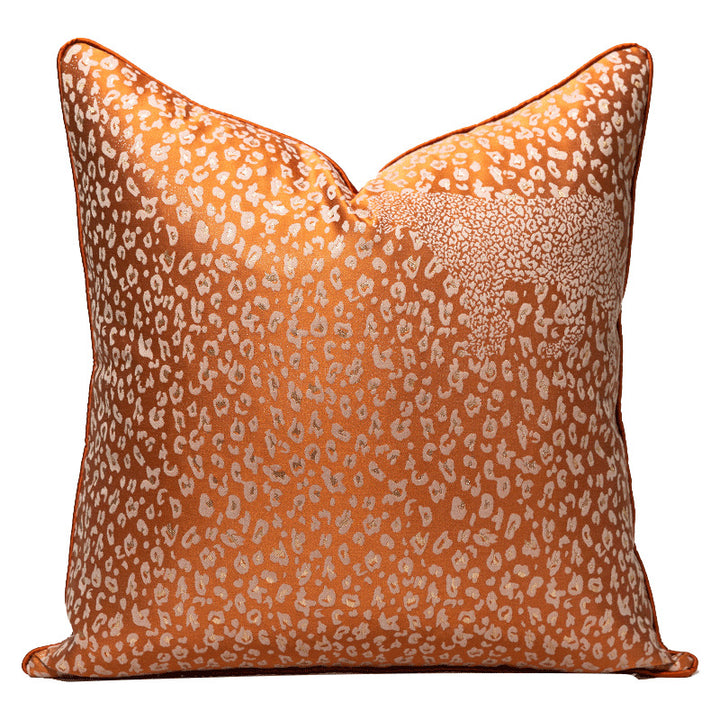 Exotic Leopard Print Decorative Pillow