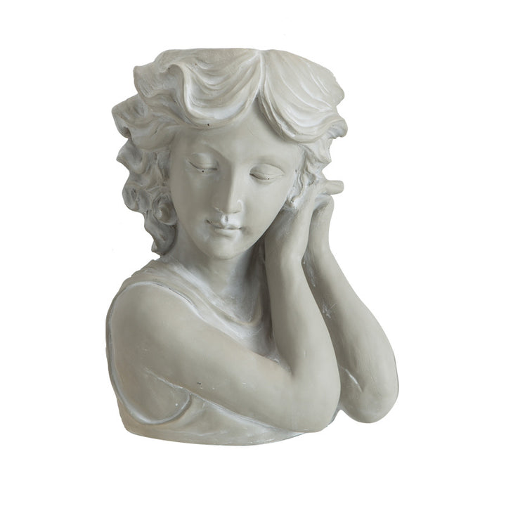 Artistic head sculpture flower pot Bowlift