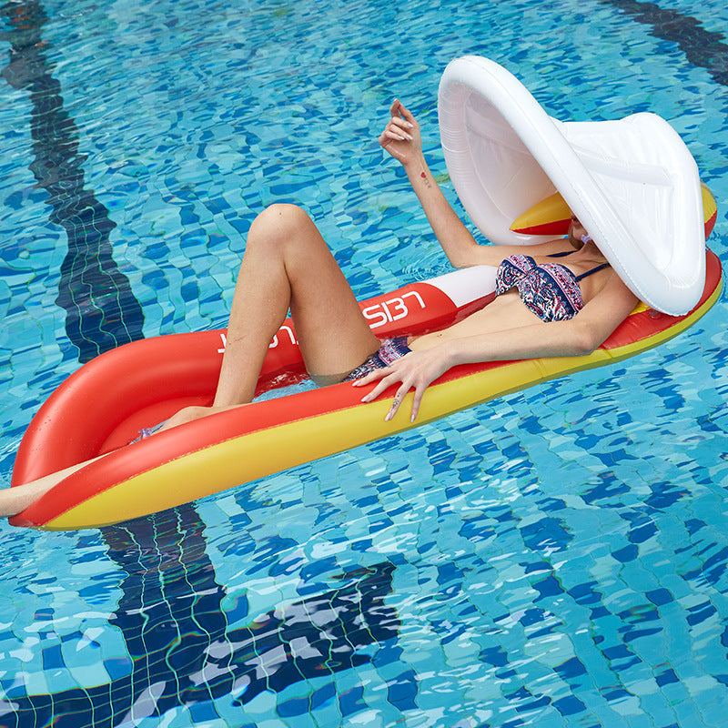 Women Inflatable Water Lounge with Integrated Safety Edge Bowlift