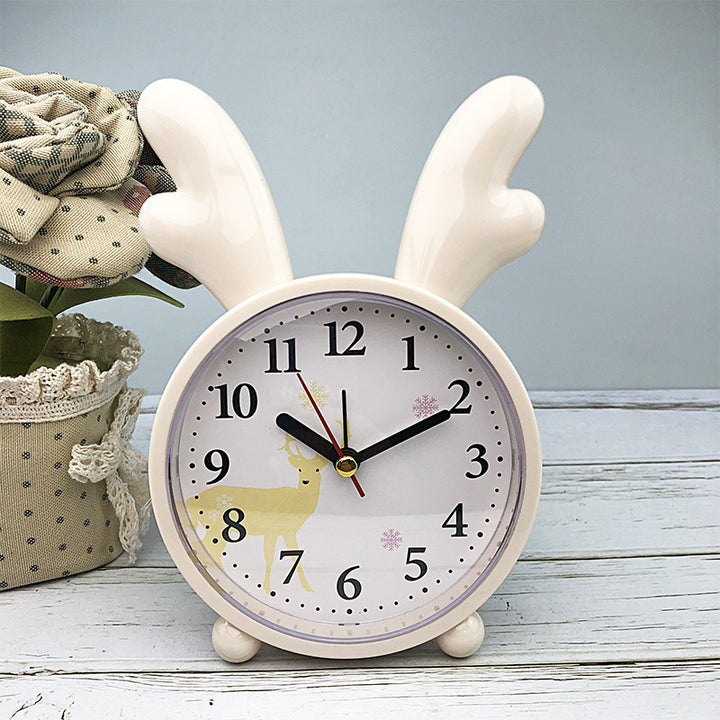 Funny alarm clock with rabbit ears Bowlift