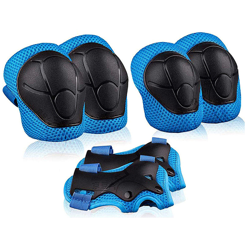 Protective Skate Pad Set with Breathable Mesh Knee Elbow Wrist Guards Bowlift