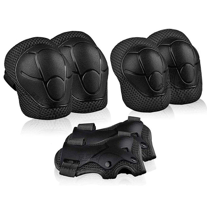 Protective Skate Pad Set with Breathable Mesh Knee Elbow Wrist Guards Bowlift