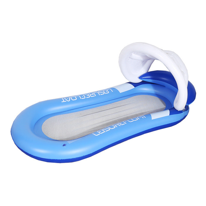 Women's Inflatable Water Lounger with Integrated Safety Edge Bowlift