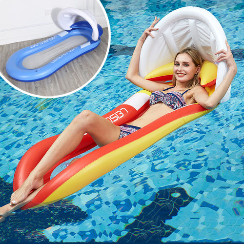 Women Inflatable Water Lounge with Integrated Safety Edge Bowlift