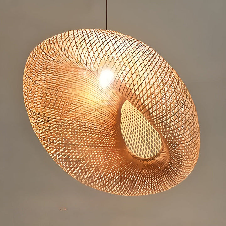 BambooAura - nature-inspired bamboo pendant Bowlift