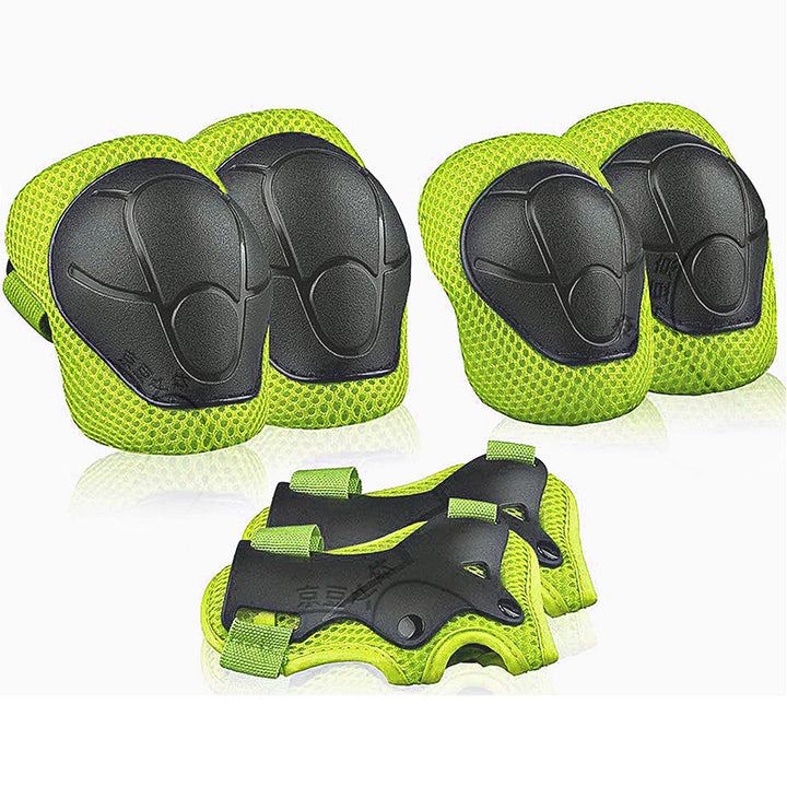 Protective Skate Pad Set with Breathable Mesh Knee Elbow Wrist Guards Bowlift
