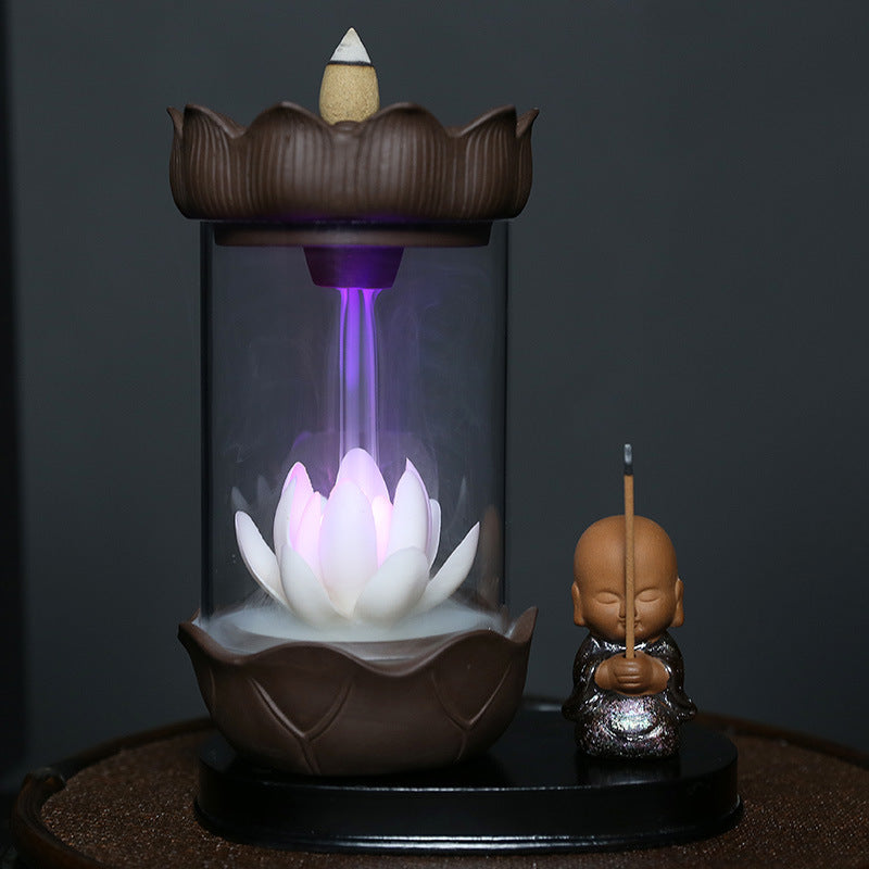 Lotus Theme Aromatherapy Incense Burner