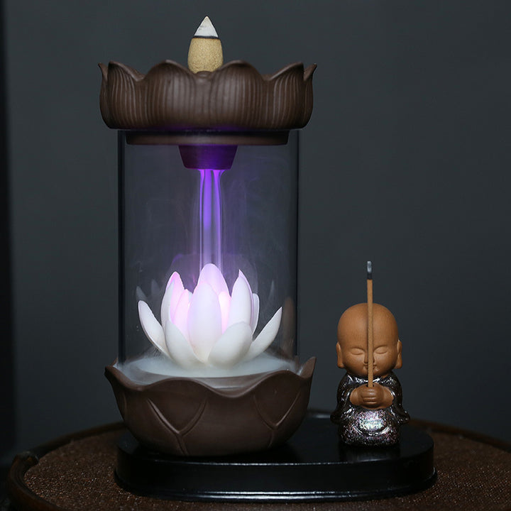 Lotus Theme Aromatherapy Incense Burner