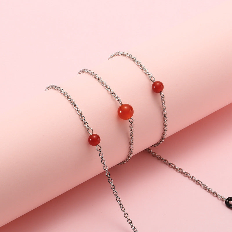Pearl-Accented Eyewear Chain Bowlift