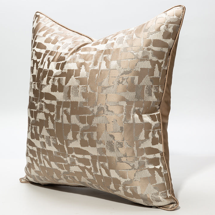 Textured Art Deco Throw Pillow