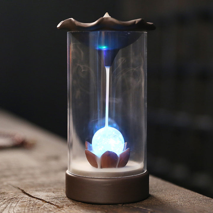 Aromatic LED Waterfall Incense Fountain