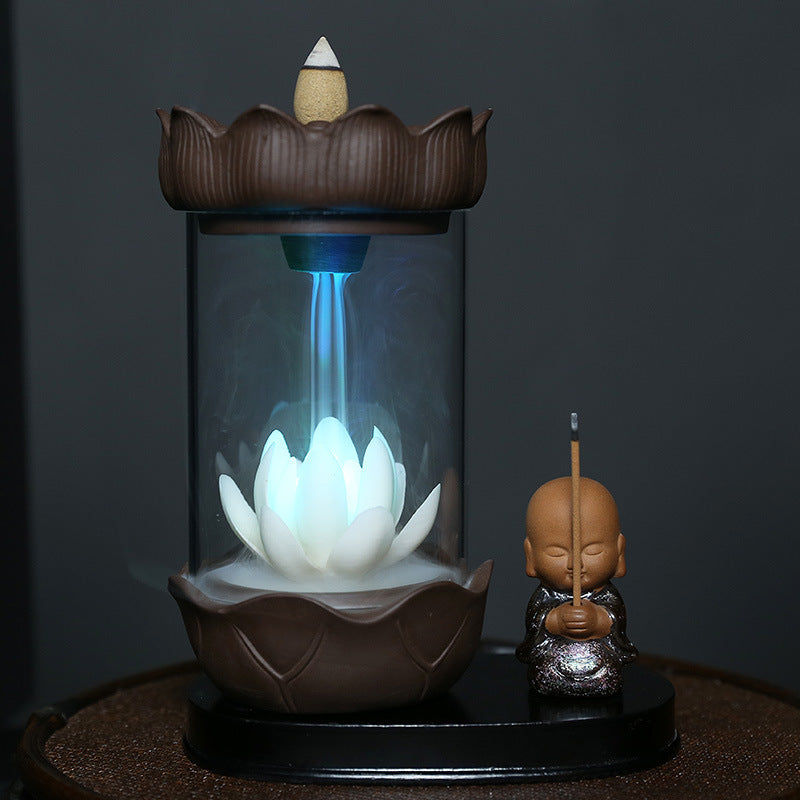 Lotus Theme Aromatherapy Incense Burner