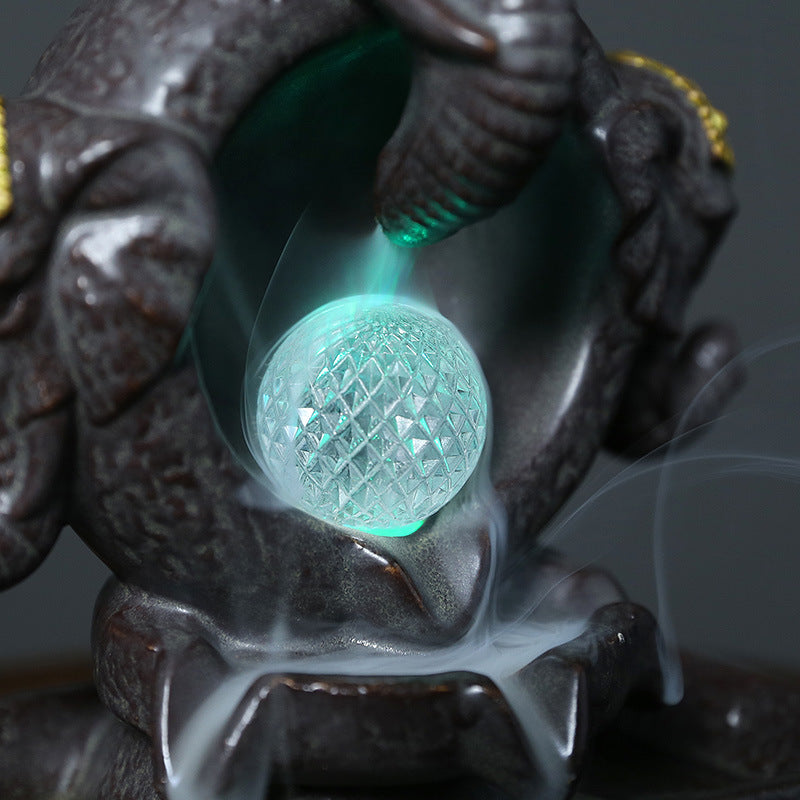Decorative Elephant Theme Incense Holder