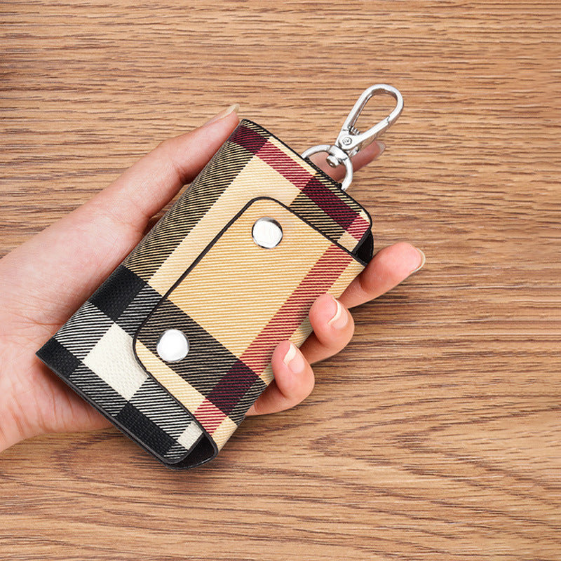 Fashionable Plaid Wallet Bowlift